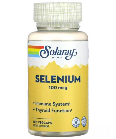 Solaray Selenium 100 g Selenium 100 capsules