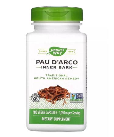 Nature's Way Pau D 'Arco of ant bark 545 mg 180 Vegkapsul - Buy Online on GoSupps.com