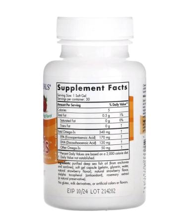 Nordic Naturals Nordic Omega Kids Omega-3 for children 30 capsules - Buy Online on GoSupps.com