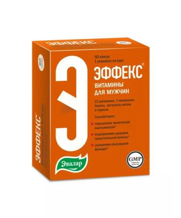 Healthy balance Vitamins effect for men capsule 60 pcs