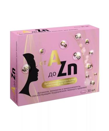Healthy balance Vitamin complex A-Zn tablets for women 30 pcs