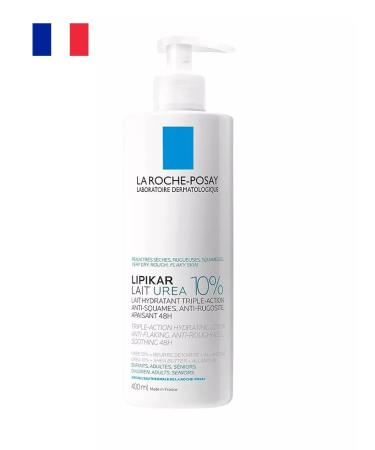 LA ROCHEPOSAY Lipikar Lait Urea10% Moisturizing Milk for Body 400ml