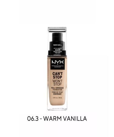 NYX Professional Makeup The tonal base canon stop wonmet stud 06.3 Warm Vanilla