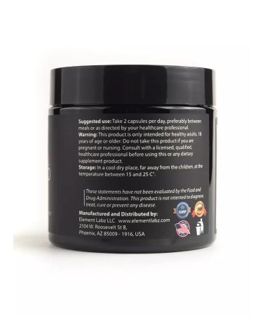 Element Labz Inositol (Myo & D-Chiro Inositol) 1050 mg 60 capsules - Buy Online on GoSupps.com