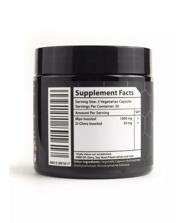 Element Labz Inositol (Myo & D-Chiro Inositol) 1050 mg 60 capsules - Buy Online on GoSupps.com