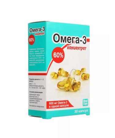 The key to health Omega-3 concentrate 60% capsule 600 mg 30 pcs