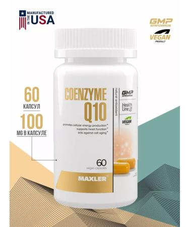 maxler Coenzyme Coenzyme Q10 100 mg 60 capsules