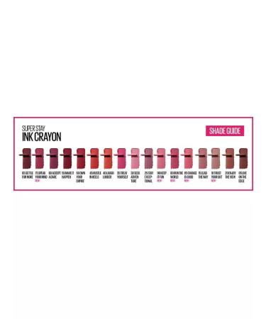 Maybelline New York Lipstick-lipstick Super Stay Ink Crayon 20 - Buy Online on GoSupps.com