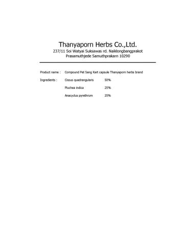 Thanyaporn Remedy for hemorrhoids and varicose capsules 2 pcs - Buy Online on GoSupps.com