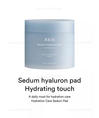 abib Moisturizing Pads Sedum Hyaluron Pad Hydrating Touch - Buy Online on GoSupps.com