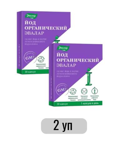 Evalar Organic iodine 30 caps 0.18g-2uP