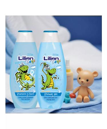 Lilien Gift set of shampoo and 2B1 gel for boys 800 ml - Buy Online on GoSupps.com