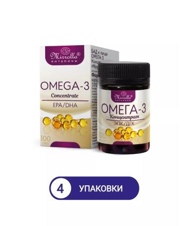 MIRROLLA Omega 3 concentrate 100 pcs 4UP