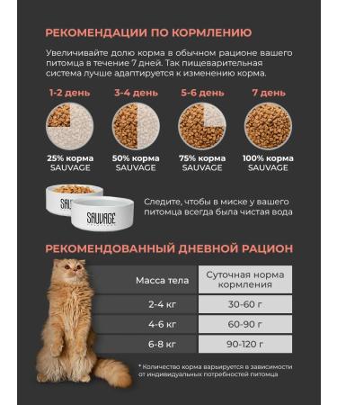 Sauvage Solutions Cat Feed for cats 500g - Buy Online on GoSupps.com