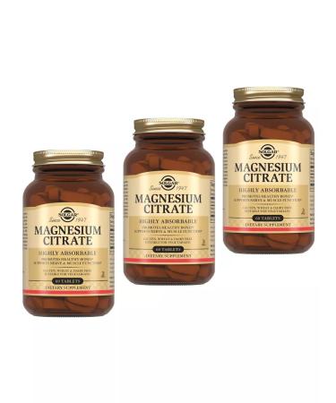 SOLGAR Magnesium citrate 3 pcs