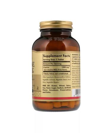 SOLGAR L-Lysine 2 pcs - Buy Online on GoSupps.com