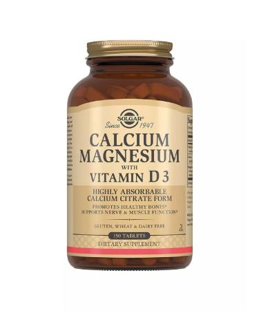 SOLGAR Calcium-mugniums with vitamin D3