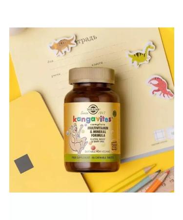 SOLGAR Kangavitest with multi -vominations and minerals 2 pcs - Buy Online on GoSupps.com