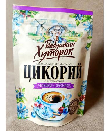 Grandma's Farm Tsikoria soluble blueberries + lingonberry 100g - Buy Online on GoSupps.com