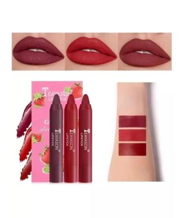 OLIMA Lip pencil set of lipstick matte moisturizer - Buy Online on GoSupps.com