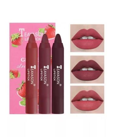 OLIMA Lip pencil set of lipstick matte moisturizer - Buy Online on GoSupps.com