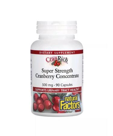 Natural Factors Cranrich concentrate cranberries 500 mg 90 capsules