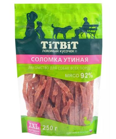 Titbit Dog treat for dogs duck - XXL 250 g