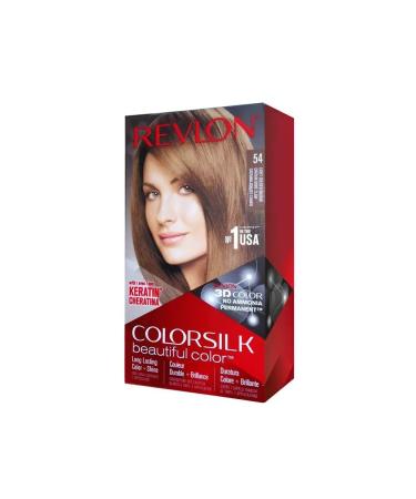 Revlon hair dye Colorsilk 54 Light Golden Brown