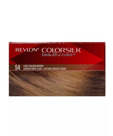 Revlon hair dye Colorsilk 54 Light Golden Brown - Buy Online on GoSupps.com