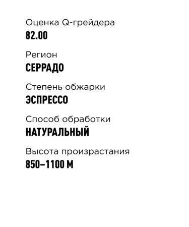 TASTY COFFEE Coffee in grains of Brazil Serrado 250 g - Buy Online on GoSupps.com