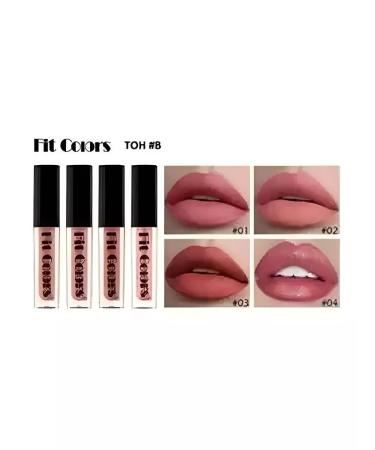 Fit Colors Matte lipsticks for lips 4 pcs - Buy Online on GoSupps.com