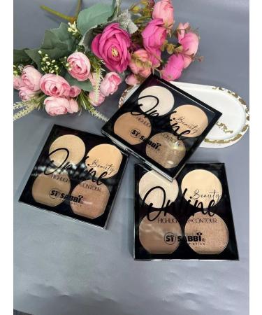 SABBI Palette for contouring highlighter