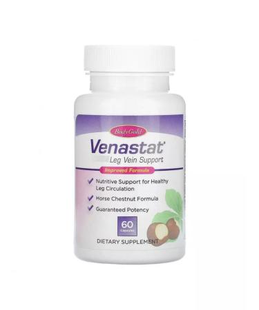 BodyGold Venastat to maintain veins of the legs 60 capsules - Buy Online on GoSupps.com