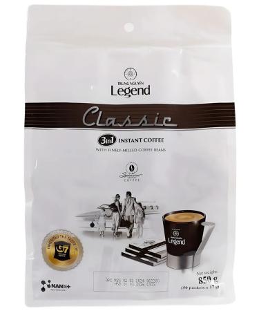 Soluble coffee Legend Classic 3 in 1 Trung NGUYEN 50 pack - Buy Online on GoSupps.com