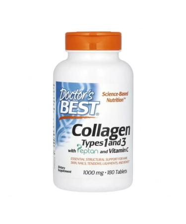 Doctor's Best Collagen with vitamin C 1000 mg 180 tablets