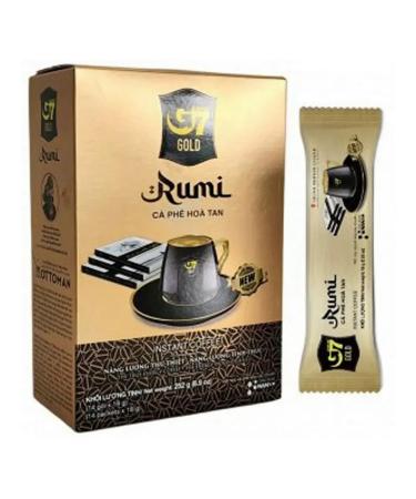 TRUNG NGUYEN Vietnamese soluble coffee G7 Golg - Rumi 14 Pack - Buy Online on GoSupps.com