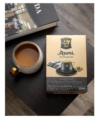 TRUNG NGUYEN Vietnamese soluble coffee G7 Golg - Rumi 14 Pack - Buy Online on GoSupps.com