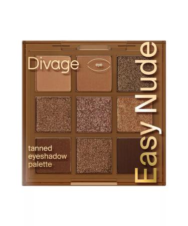 DIVAGE Easy Nude 9 g Tanned Palette Palette