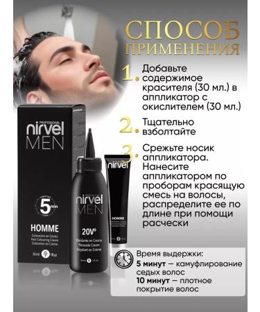 Nirvel Professional Set for camouflage hair from gray gray gray - Buy Online on GoSupps.com