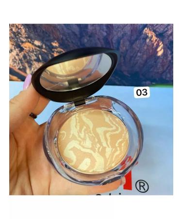 Top powder Compact radiant velvet powder tone 3