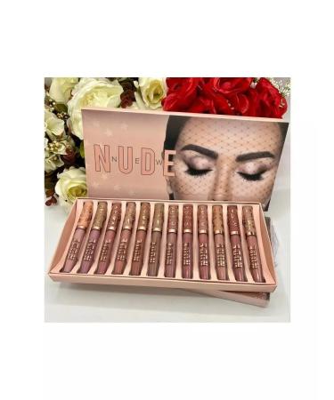 Total sale A set of liquid matte lipsticks and lip glosses 12 pcs - Buy Online on GoSupps.com