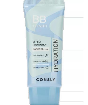 consly BB face cream moisturizing the effect of Photoshop SPF50 PA ++++ - Buy Online on GoSupps.com