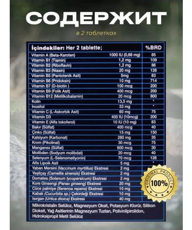 AdamStore Multi Vitamin Complex Men Nutraxin 60t - Buy Online on GoSupps.com