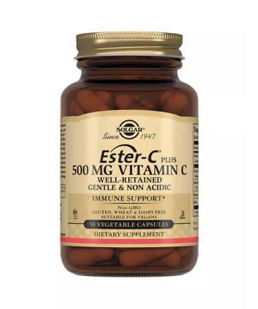 Solgar Esther-S Plus vitamin C 500 mg 50 pcs - Buy Online on GoSupps.com