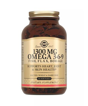 Solgar a complex of fatty acids omega 3-6-9 60 pcs - Buy Online on GoSupps.com