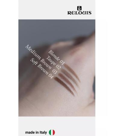 RELOUIS Mechanical pencil for eyebrows Brow Wow - Buy Online on GoSupps.com