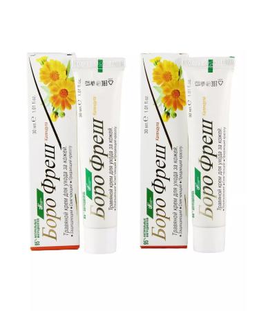 Boro Fresh Dry skin cream softening calendula 30 ml x 2 pcs