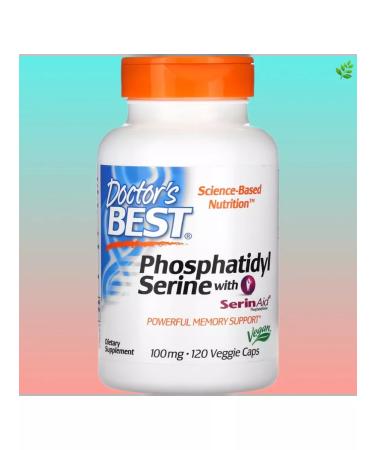 Doctor's Best Phosphatidylserin with Serinaid 100 mg 120 capsules