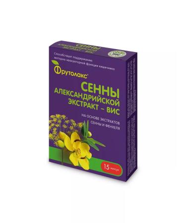 ViS Fputolax Extract Senna 15 capsules