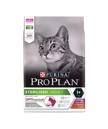 Purina Pro Plan Dry food for sterilized cats - duck and liver 3kg